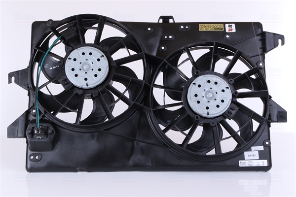 Ventilator, radiator 85483 NISSENS