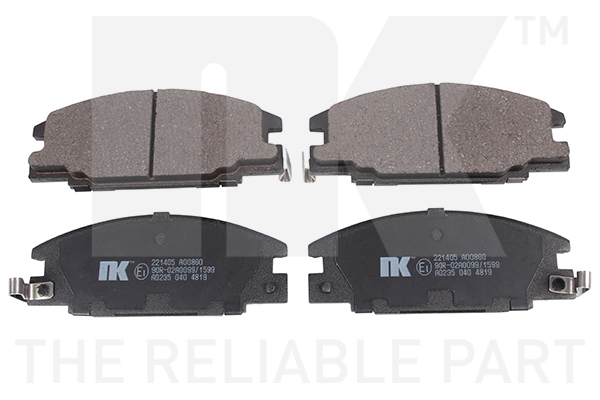 Set placute frana,frana disc 221405 NK
