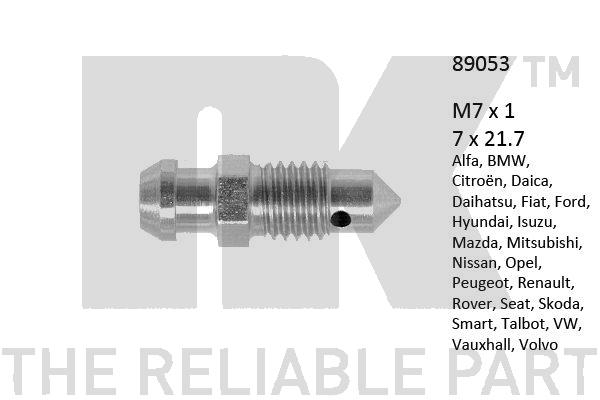 Surub/supapa aerisire 89053 NK