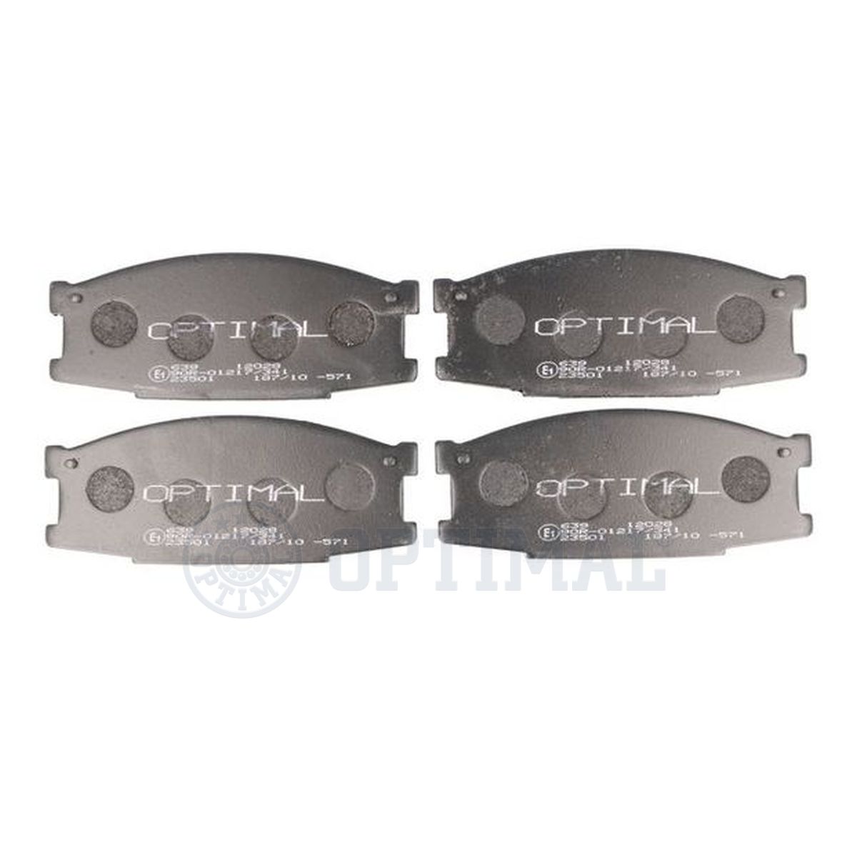 Set placute frana,frana disc 12028 OPTIMAL