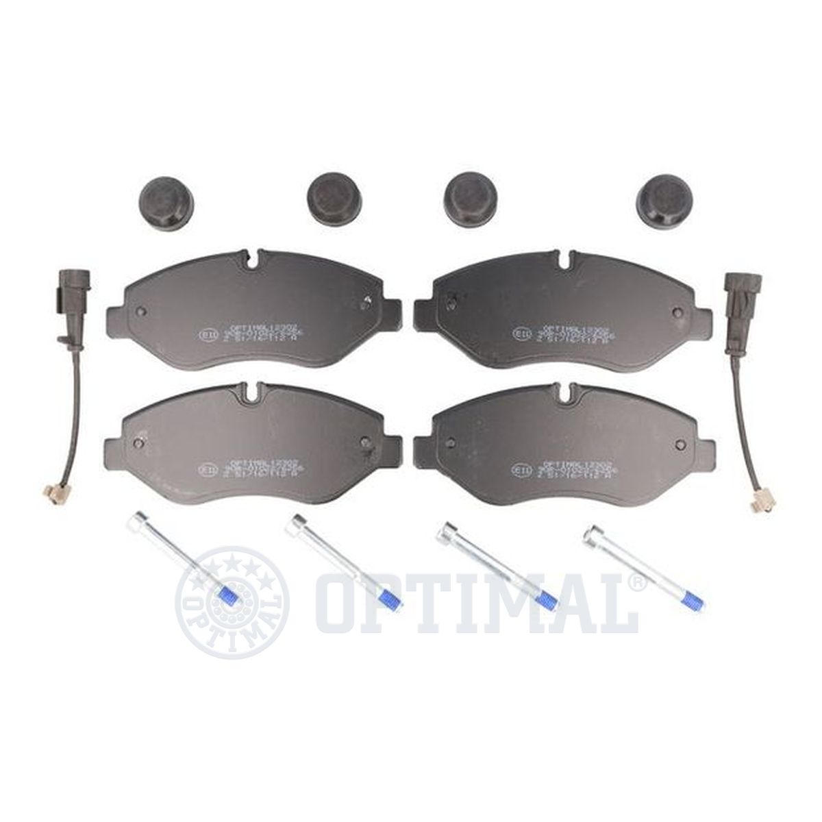 Set placute frana,frana disc 12302 OPTIMAL