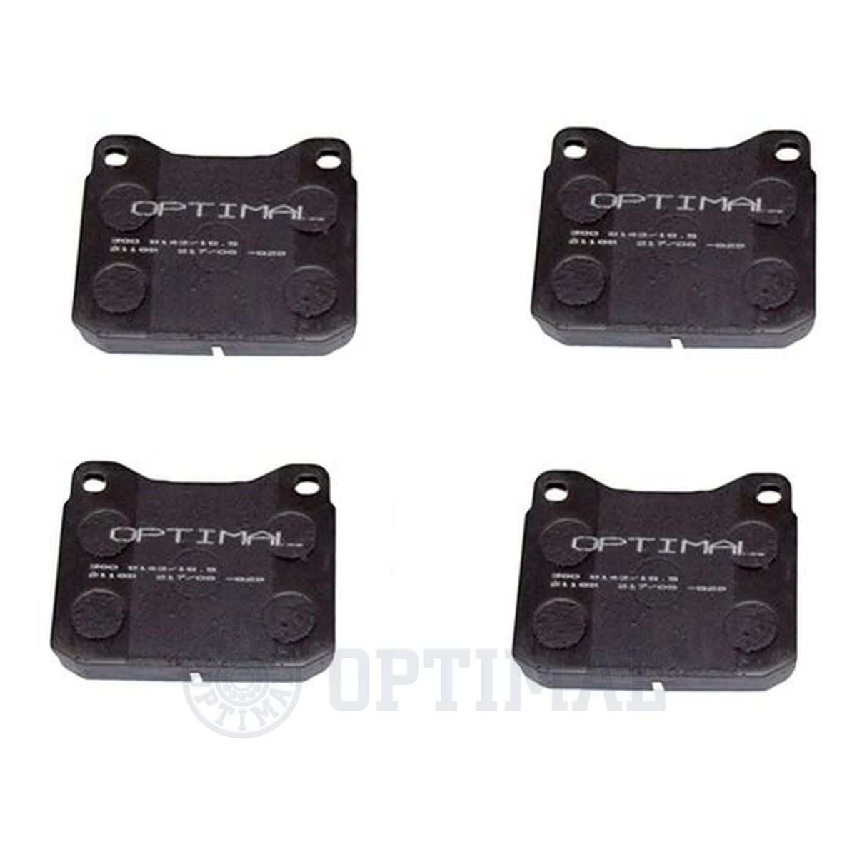Set placute frana,frana disc 9143 OPTIMAL