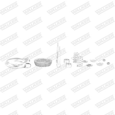 Set montare, toba esapament 86263 WALKER
