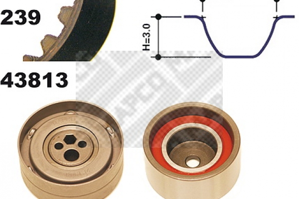 Set curea de distributie 23813 MAPCO