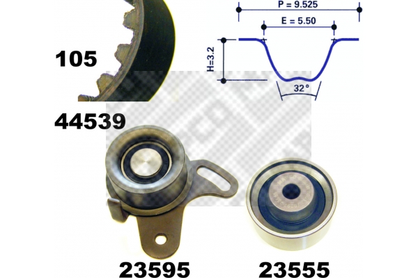 Set curea de distributie 73539 MAPCO