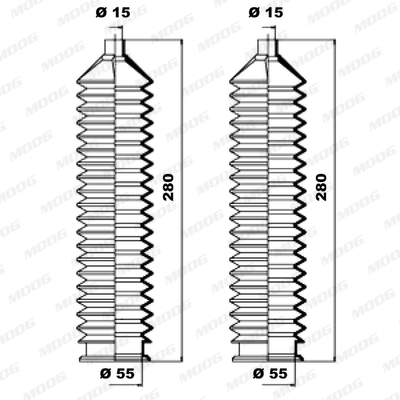 Ansamblu burduf, directie K150109 MOOG