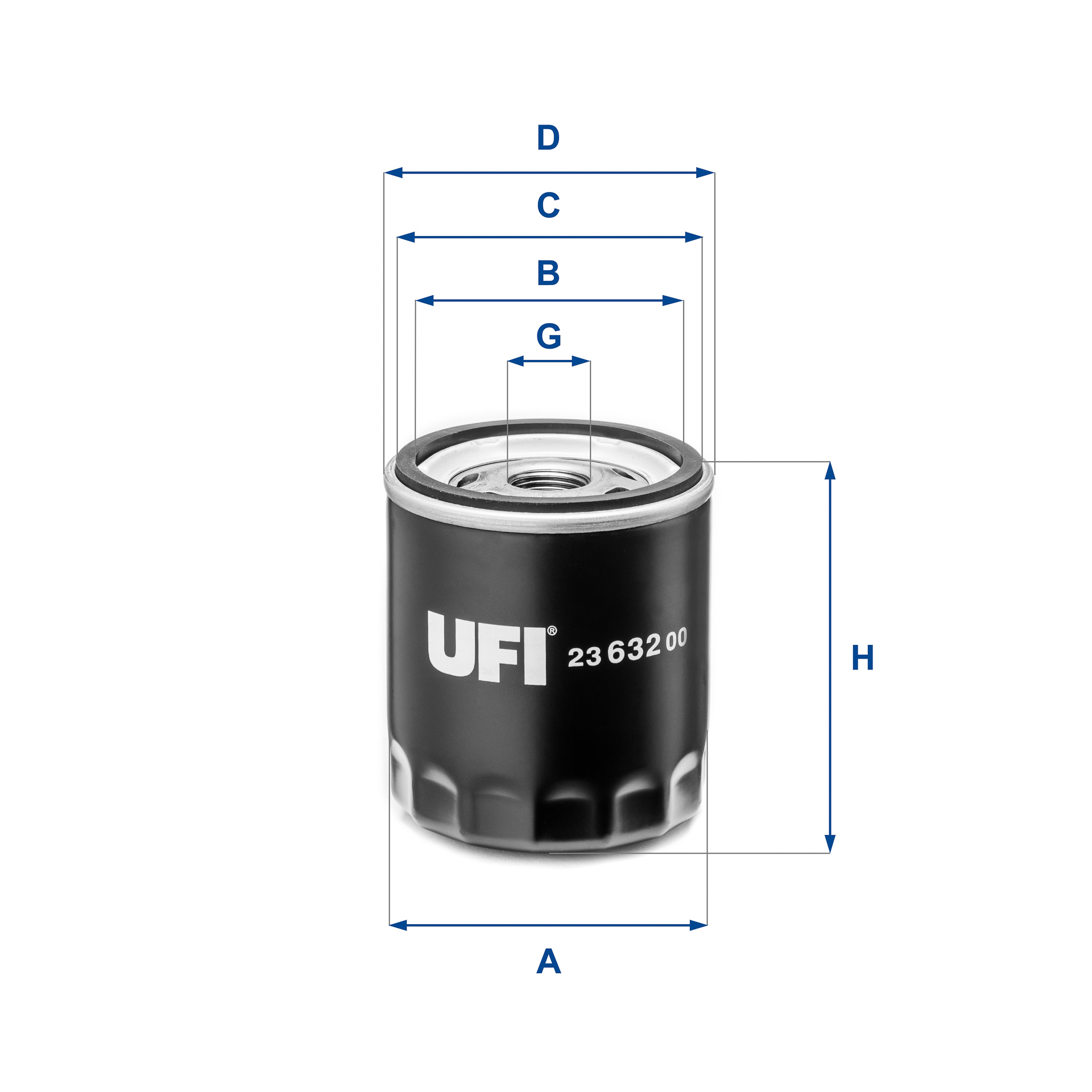 Filtru ulei 23.632.00 UFI