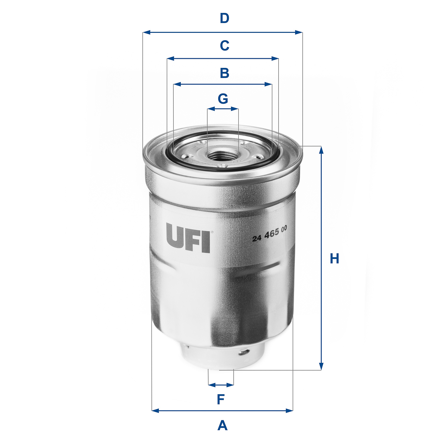 Filtru combustibil 24.465.00 UFI