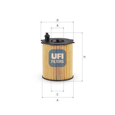 Filtru ulei 25.037.00 UFI