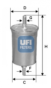 Filtru combustibil 31.848.00 UFI