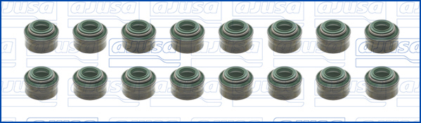 Set garnituri, ax supape 57075800 AJUSA