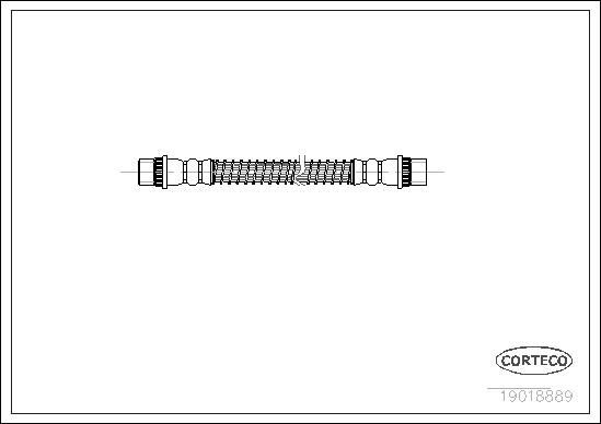 Furtun frana 19018889 CORTECO