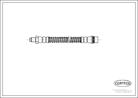 Furtun frana 19018893 CORTECO