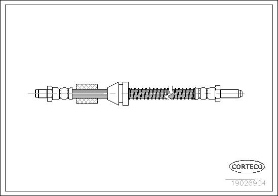 Furtun frana 19026904 CORTECO