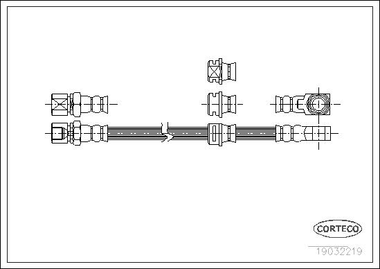 Furtun frana 19032219 CORTECO