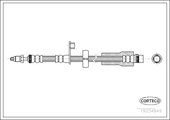 Furtun frana 19034949 CORTECO