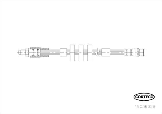 Furtun frana 19036628 CORTECO
