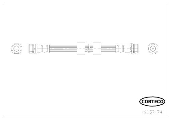 Furtun frana 19037174 CORTECO