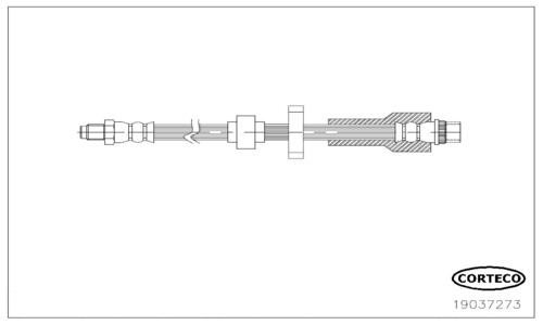 Furtun frana 19037273 CORTECO