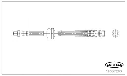 Furtun frana 19037293 CORTECO