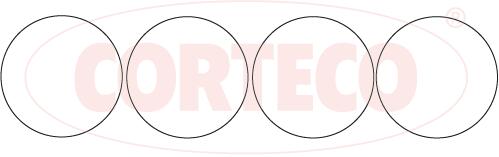 Set garnituri, bucsa cilindru 020853H CORTECO