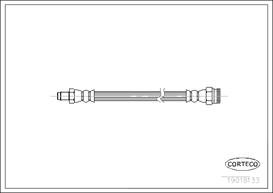 Furtun frana 19018133 CORTECO