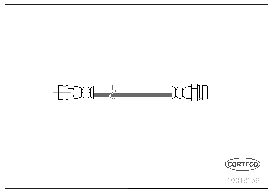 Furtun frana 19018136 CORTECO