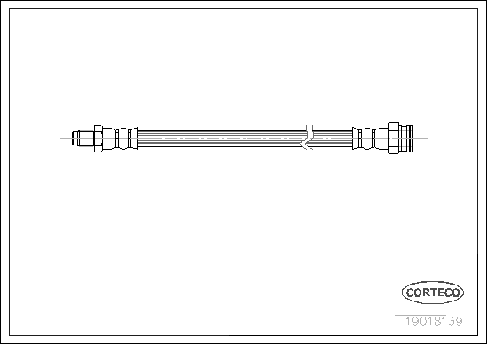 Furtun frana 19018139 CORTECO