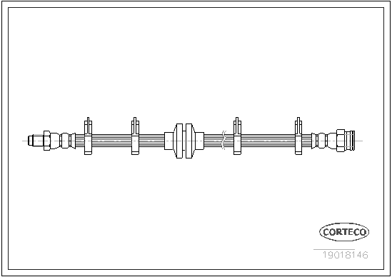 Furtun frana 19018146 CORTECO