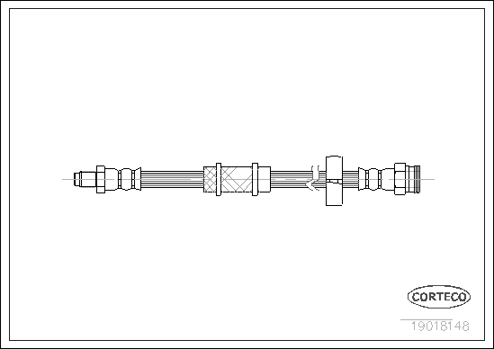 Furtun frana 19018148 CORTECO