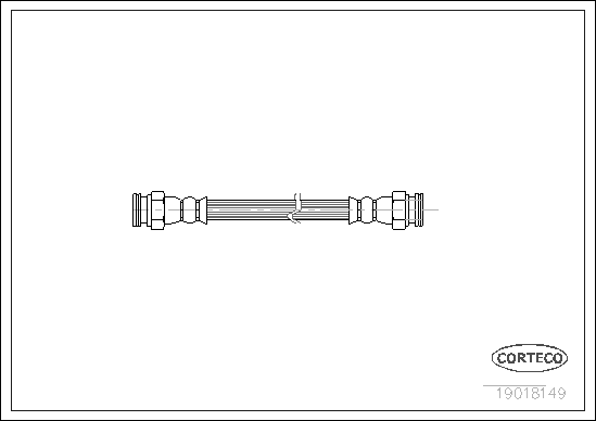 Furtun frana 19018149 CORTECO