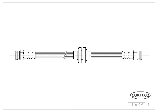 Furtun frana 19018151 CORTECO