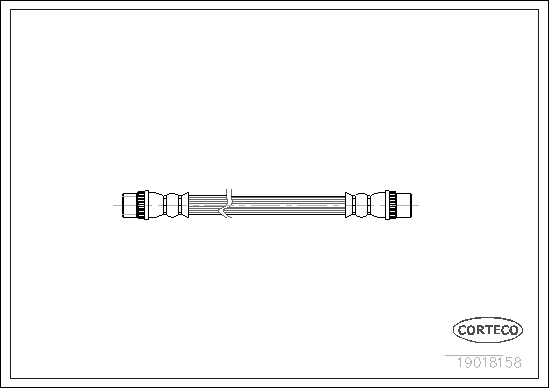Furtun frana 19018158 CORTECO