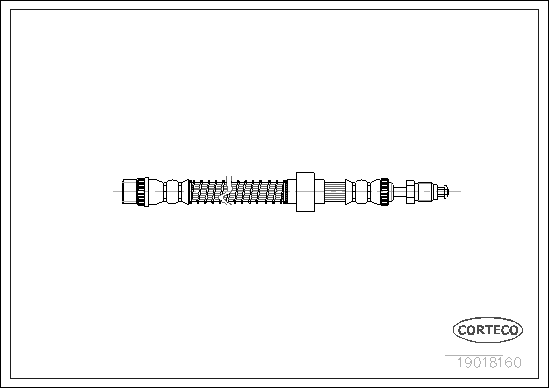 Furtun frana 19018160 CORTECO