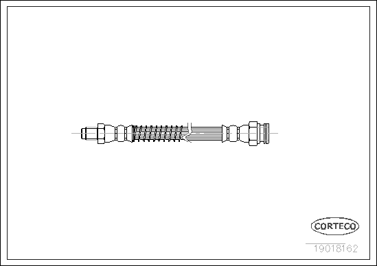 Furtun frana 19018162 CORTECO