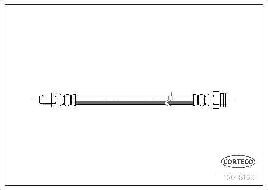 Furtun frana 19018163 CORTECO