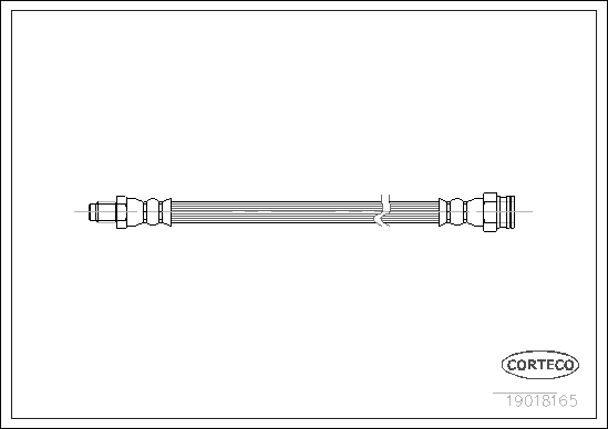 Furtun frana 19018165 CORTECO