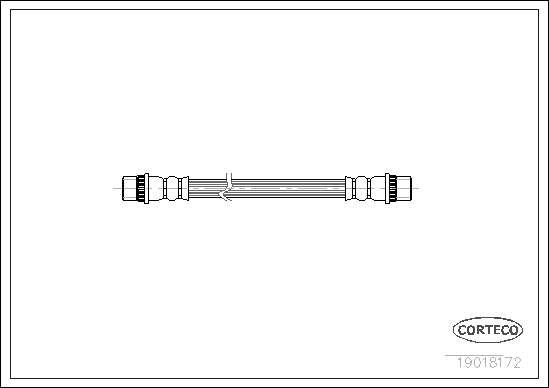 Furtun frana 19018172 CORTECO