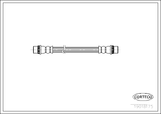 Furtun frana 19018175 CORTECO