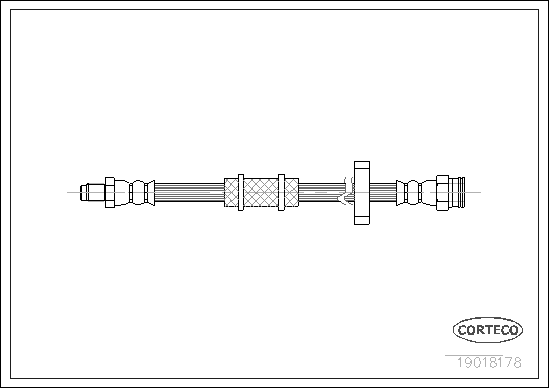 Furtun frana 19018178 CORTECO