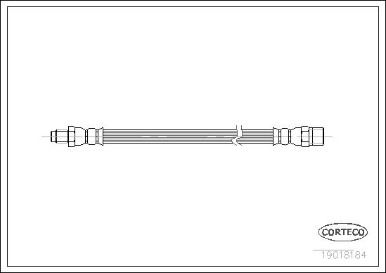 Furtun frana 19018184 CORTECO