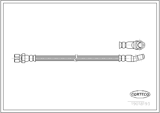 Furtun frana 19018193 CORTECO