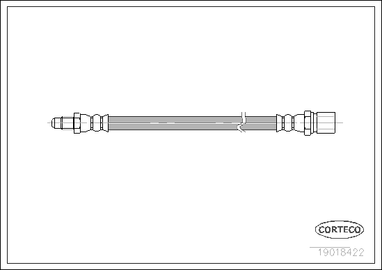 Furtun frana 19018422 CORTECO