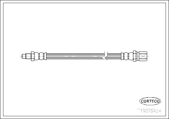 Furtun frana 19018424 CORTECO