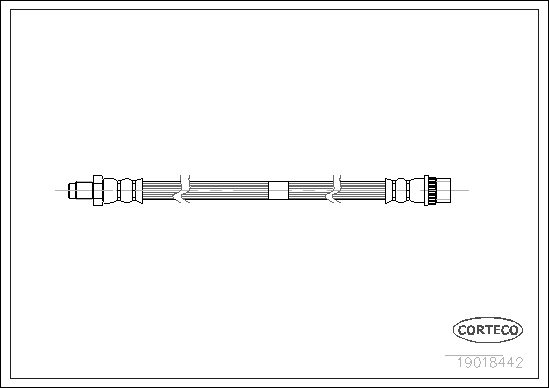 Furtun frana 19018442 CORTECO