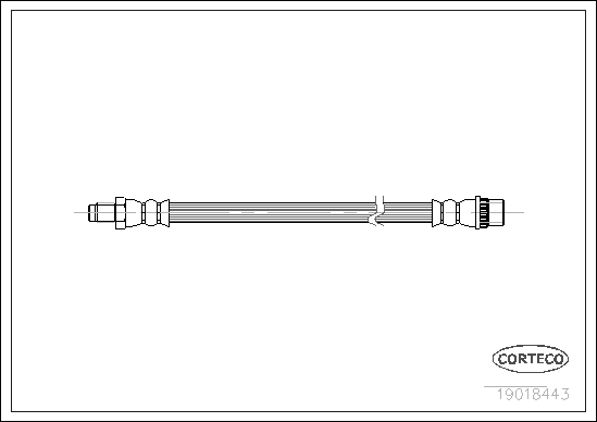 Furtun frana 19018443 CORTECO