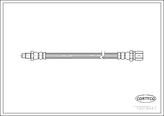 Furtun frana 19018447 CORTECO