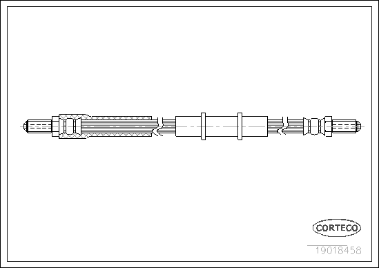 Furtun frana 19018458 CORTECO