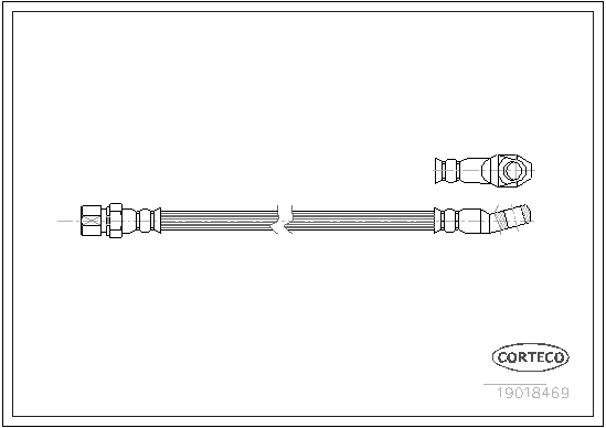 Furtun frana 19018469 CORTECO