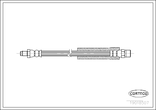 Furtun frana 19018507 CORTECO